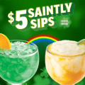 applebees tipsy leprechaun and pot o gold colada cocktails