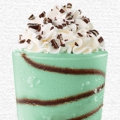 arbys andes mint chocolate shake