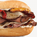 arbys fire roasted philly sub