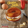 brueggers bagels chorizo jack sandwich