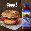 brueggers naked juice and sandwich