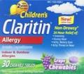 claritin childrens non drowsy chewables