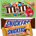 crispy m and m and snickers bar