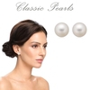 faux pearl stud earrings