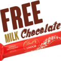 free lindt lindor milk chocolate stick