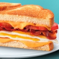 friendlys bacon egg cheese supermelt sandwich