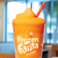 frozen fanta orange drink