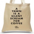 hiline coffee tote bag
