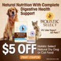 holistic select natural dry dog or cat food