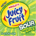 juicy fruit sour green apple gum