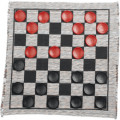 jumbo checkers rug game
