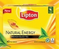 lipton natural energy black tea