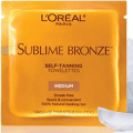 loreal paris sublime bronze self tanning towelettes