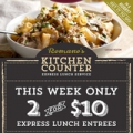 macaroni grill 2 for10 lunch special