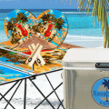 margaritaville table tennis and cooler