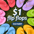 old navy flip flops