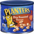 planters dry roasted peanuts tin