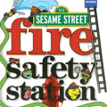 sesame street fire safety station color and learn book