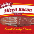 smoked sliced bacon