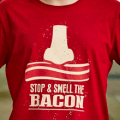 stop and smell the bacon tshirt