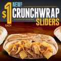 taco bell 1 dollar crunchwrap sliders