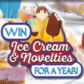 win ice cream for a year