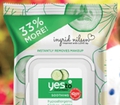 yes to cucumber wipes